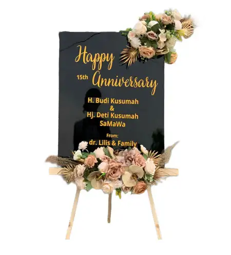 Papan Bunga Akrilik Kelapa Indah