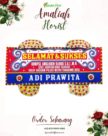 Papan Bunga Ucapan Selamat Kelapa Indah